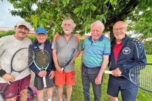 Das Herren 70-Doppelteam des TC Zell erkämpft die Punkteteilung 2026-5-20-ZE-Helmut Siefert-TCZ-Tennis-Herren 70 in Wyhl