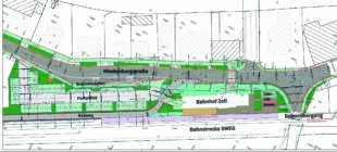 Planungen für das neue Bahnhofsareal mussten angepasst werden
