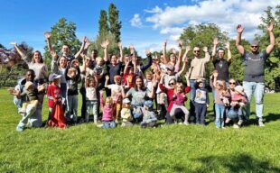 Biberstark unterwegs auf dem Abenteuerspielplatz in Achern