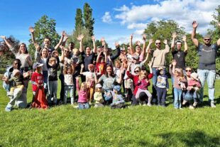 Biberstark unterwegs auf dem Abenteuerspielplatz in Achern 2026-5-22-BI-Verein-Biberstark-Gruppenbild