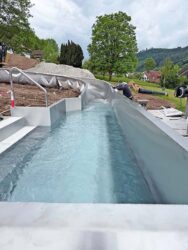 Die neue Rutsche in Nordrach hat die TÜV-Prüfung erfolgreich bestanden